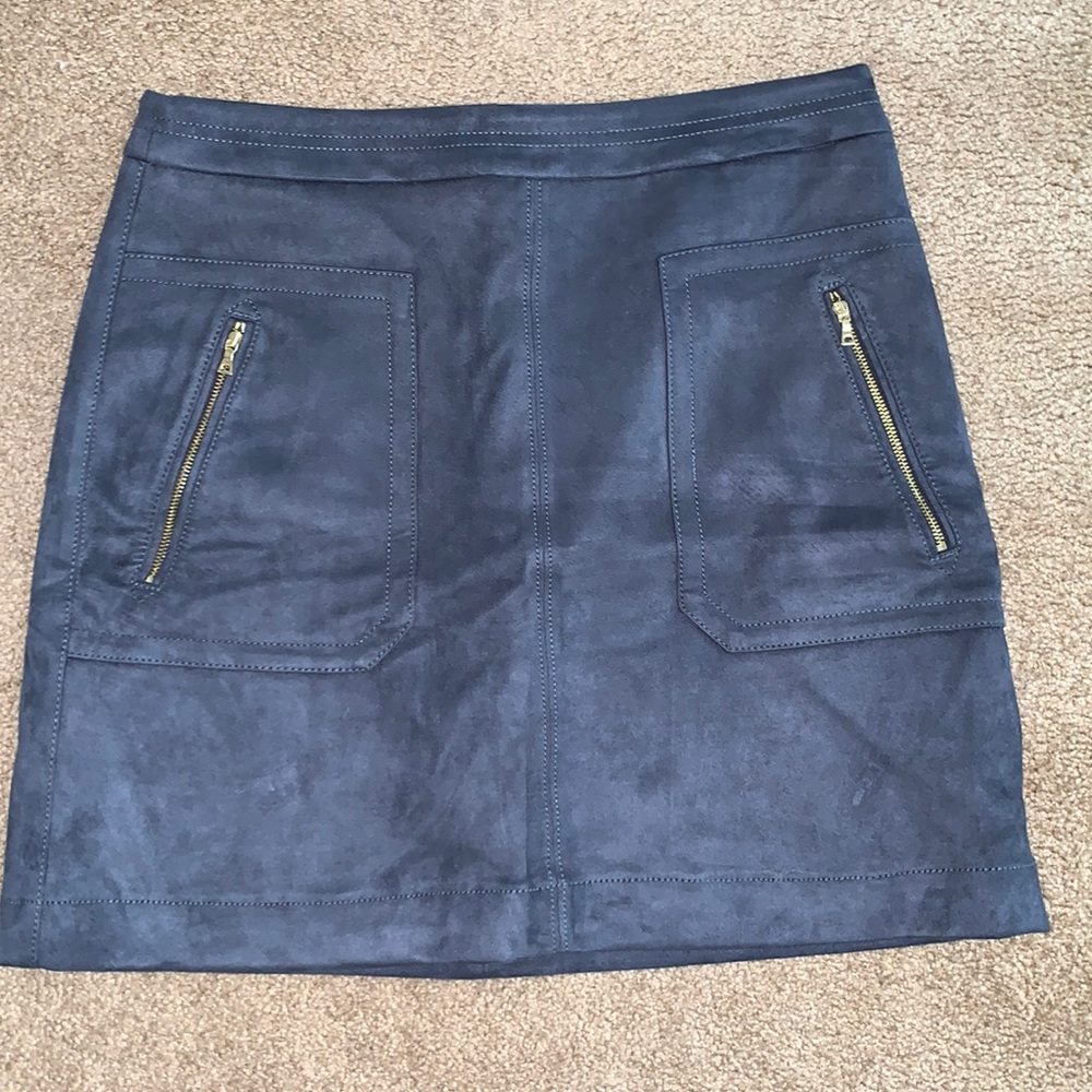 Loft gray skirt